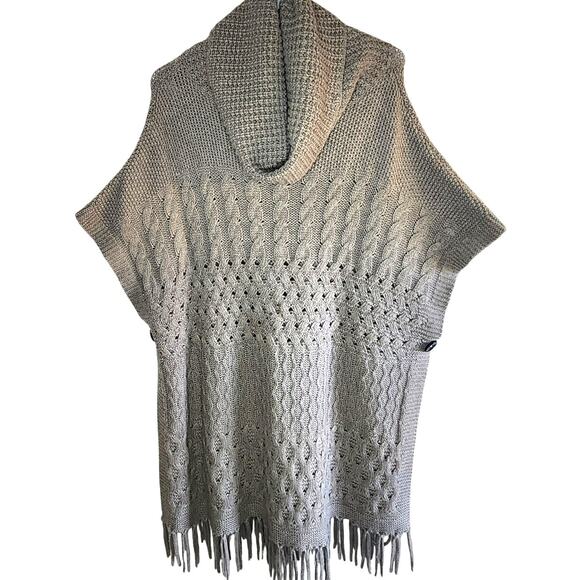 Autum Cashmere Poncho Pullover Cowl Neck Sweater OS - Picture 1 of 6